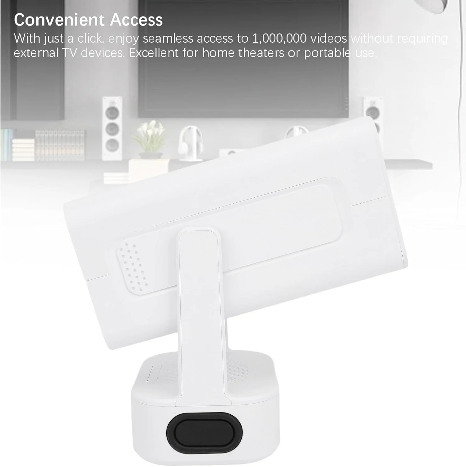 پروژکتور مینی YUEHISY با وای فای دو بانده و بلوتوث، پروژکتور قابل حمل 4K 1080P با قابلیت تصحیح زاویه عمودی خودکار و چرخش 180 درجه، برای تلفن، لپ تاپ (دوشاخه UK) پروژکتور مینی YUEHISY با وای فای دو بانده و بلوتوث، پروژکتور قابل حمل 4K 1080P با قابلیت تصحیح زاویه عمودی خودکار و چرخش 180 درجه، برای تلفن، لپ تاپ (دوشاخه UK)