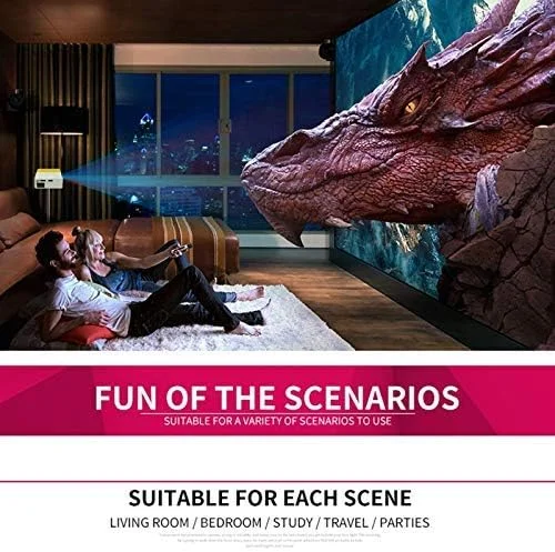 پروژکتور LED قابل حمل کوچک YG-300 با رزولوشن بالا (600 لومن ویدئو 1080P) پروژکتور LED قابل حمل کوچک YG-300 با رزولوشن بالا (600 لومن ویدئو 1080P)