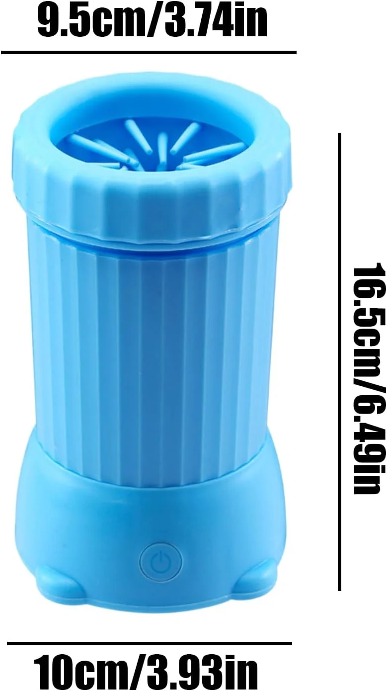 فنجان شستشوی پنجه سگ، دستگاه شستشوی پای حیوانات خانگی USB - فنجان تمیز کننده پنجه اتوماتیک هوشمند | برای توله سگ، بچه گربه و قفس گربه نژاد متوسط بزرگ فنجان شستشوی پنجه سگ، دستگاه شستشوی پای حیوانات خانگی USB - فنجان تمیز کننده پنجه اتوماتیک هوشمند | برای توله سگ، بچه گربه و قفس گربه نژاد متوسط بزرگ