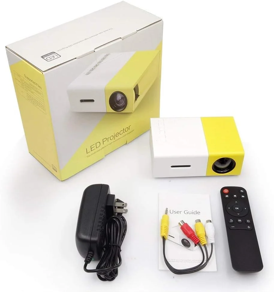 پروژکتور LED مینی قابل حمل YG-300 با رزولوشن بالا (600 لومن ویدیو 1080P) پروژکتور LED مینی قابل حمل YG-300 با رزولوشن بالا (600 لومن ویدیو 1080P)