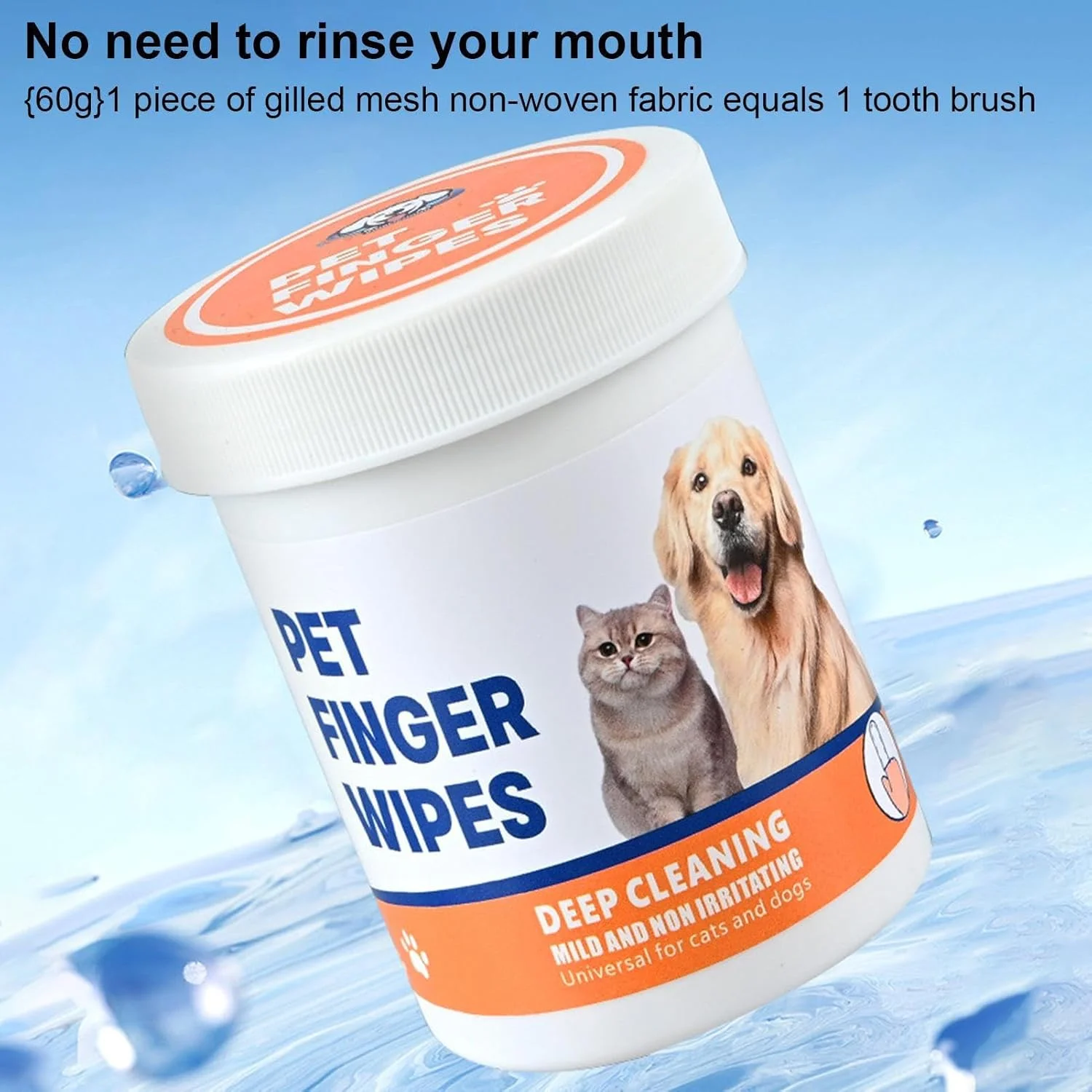 دستمال مرطوب انگشتی گوش سگ - پدهای نرم تمیز کننده انگشتی برای گوش سگ | پاک کننده گیاهی ایمن برای نظافت حیوانات خانگی، توله سگ، گربه و بچه گربه، مناسب برای مراقبت در منزل