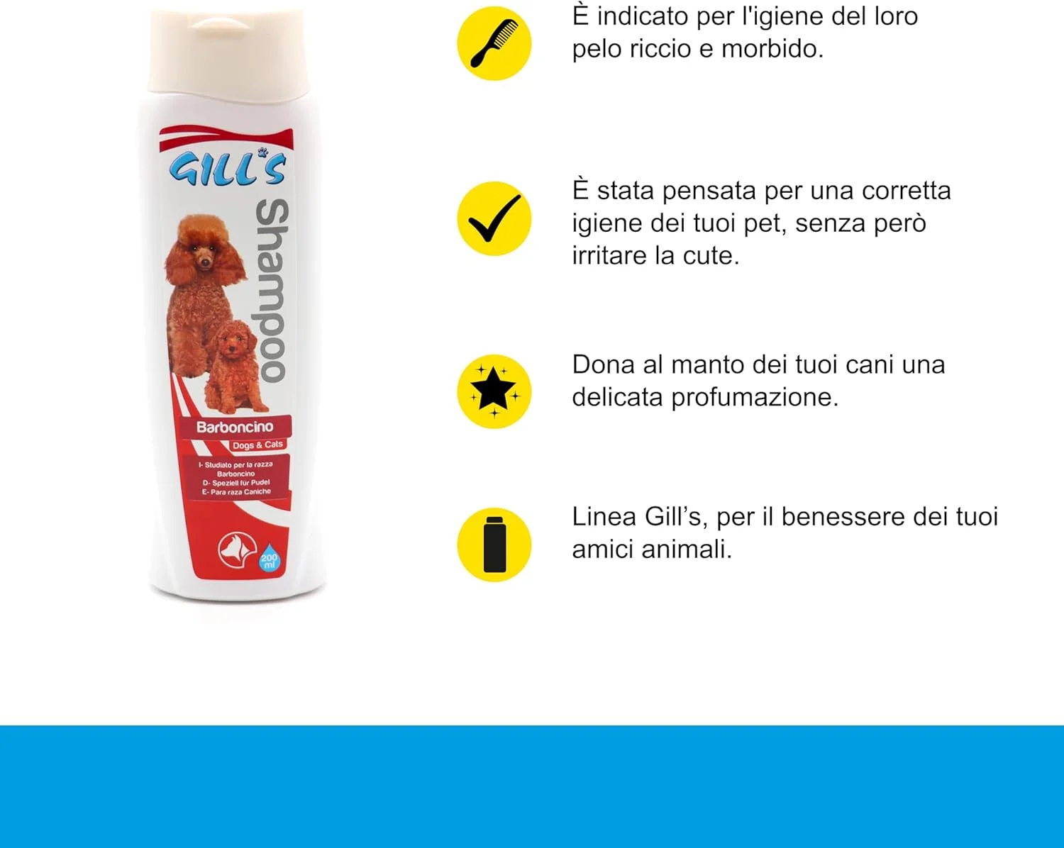 شامپو سگ نژاد پودل کروچی گیلز، 200 میلی لیتر شامپو سگ نژاد پودل کروچی گیلز، 200 میلی لیتر