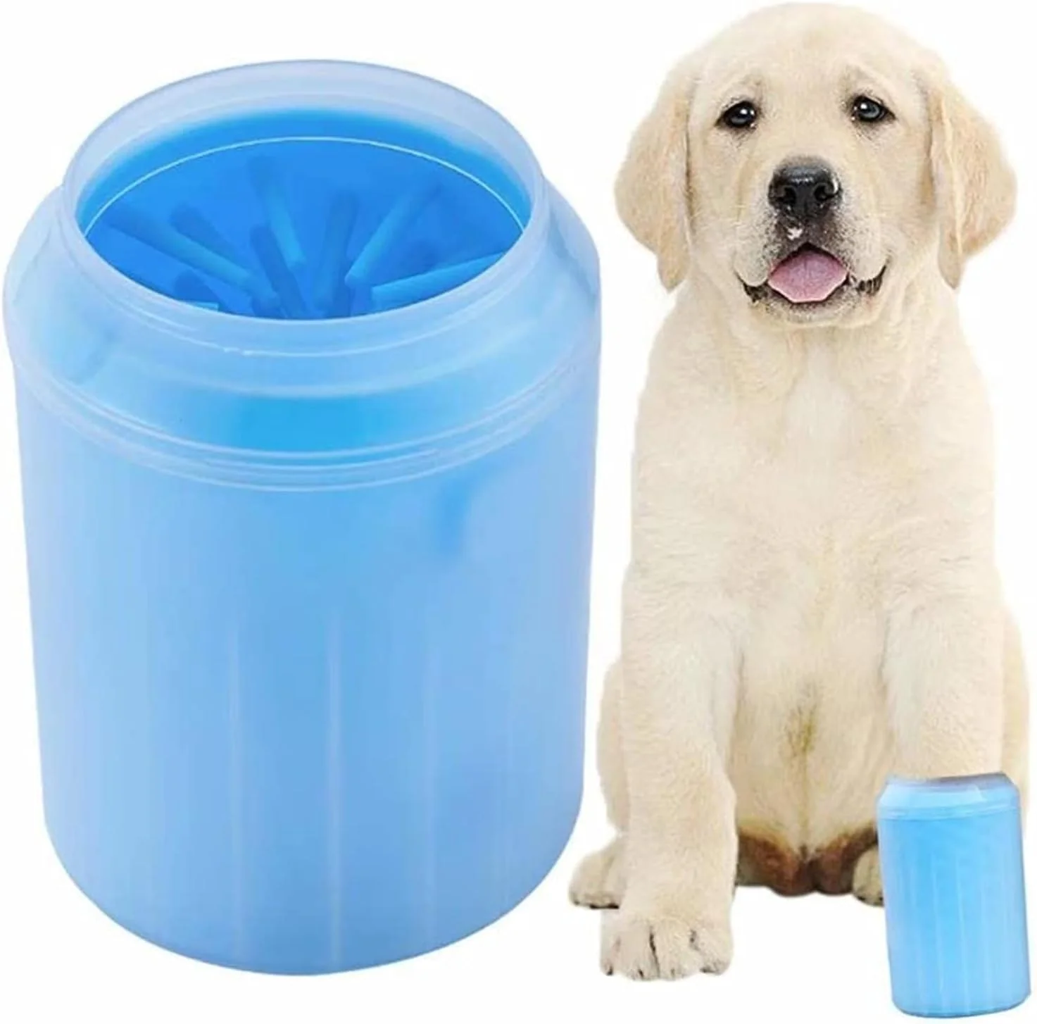 تمیز کننده پنجه سگ کول بیبی، واشر پای حیوانات خانگی قابل حمل، تمیز کردن پنجه و پای گربه و سگ کثیف، فنجان واشر پنجه سگ، برس نظافت حمام گربه و سگ، فنجان تمیز کننده پای گربه و سگ قابل حمل، واشر پای حیوانات خانگی (متوسط)