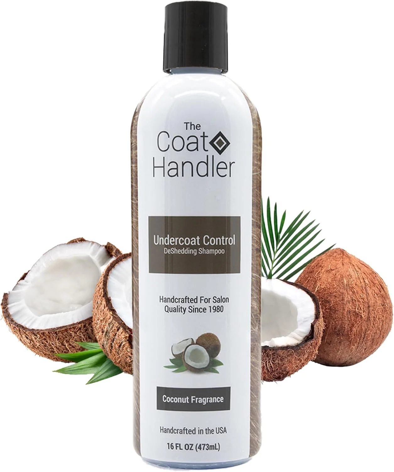 شامپو سگ کنترل ریزش مو The Coat Handler، حجم 473 میلی لیتر - مبارزه و کاهش ریزش مو، حذف لایه زیرین مو، غنی از امگا 3 و 6، ویتامین E تقویت کننده فولیکول مو، مواد طبیعی