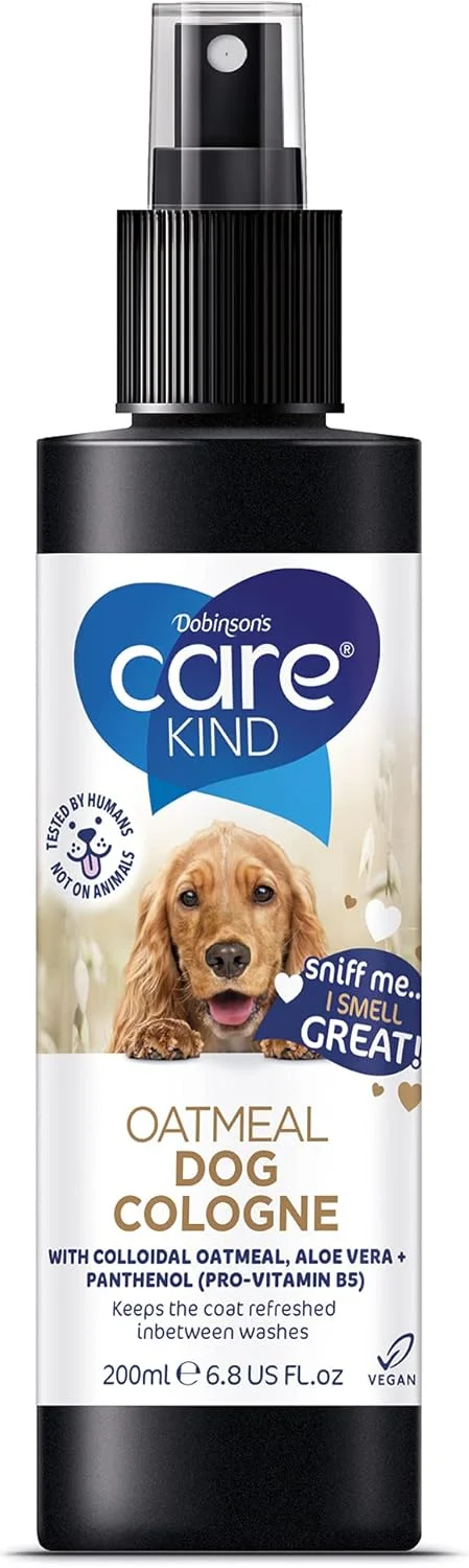 عطر سگ جو دوسر CAREKIND - اسپری سگ 200 میلی لیتری با پمپ اسپری، ادکلن وگان سگ، اسپری خوشبو کننده سگ است. اسپری عطر سگ، دئودورانت سگ، قابل استفاده با شامپو سگ جو دوسر ما (1x 200ml)