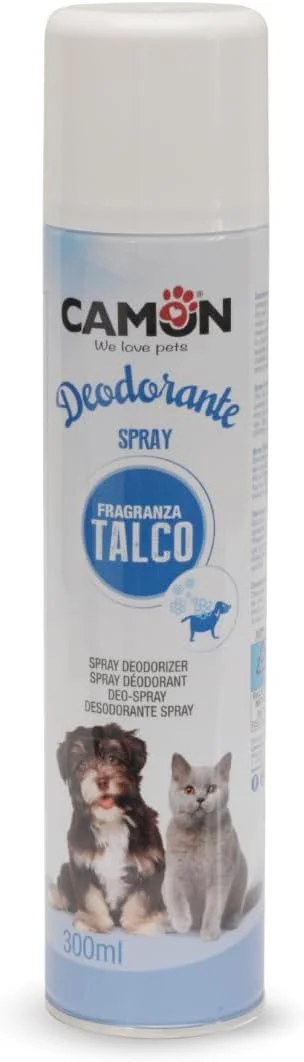 شامپو خشک حیوانات خانگی Camon مناسب سگ و گربه، 150 گرم، تمیز کردن سریع پوشش بدون آب، شامپو خشک طبیعی برای حیوانات خانگی، جذب کننده کثیفی و رطوبت اضافی، شامپو خشک برای حیوانات خانگی، شامپو تمیز کننده پوشش