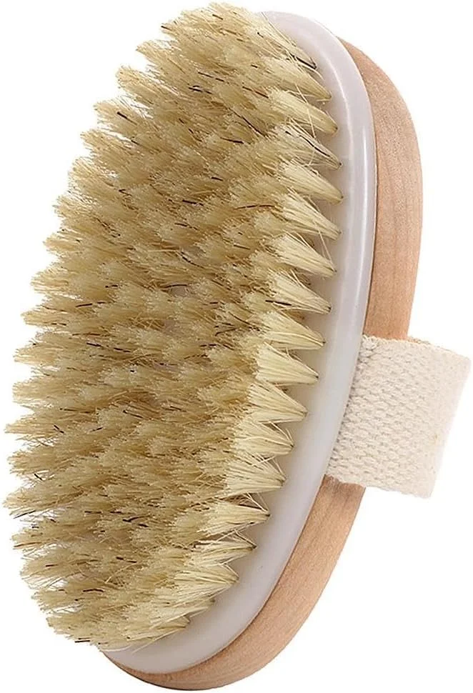 برس کف دست با موهای بامبو برای آراستگی ملایم، برای سگ، گربه، توله سگ با موهای کوتاه و صاف، دست ساز از بامبوی طبیعی و پایدار، قهوه ای