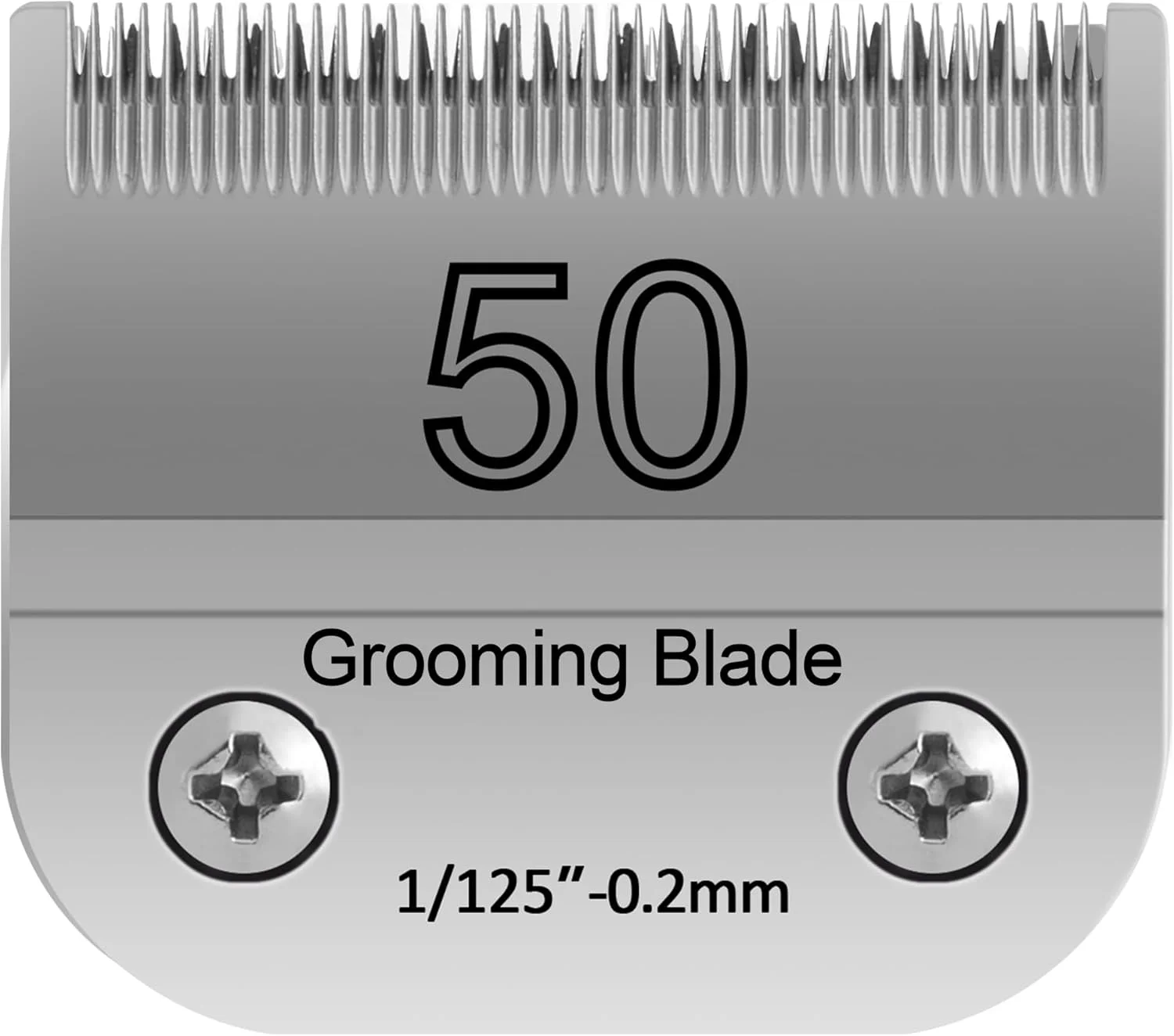 تیغه شماره 50 با ضخامت 0.2 میلی متر (1/125 اینچ)، تیغه های جایگزین ماشین اصلاح حیوانات خانگی، تیغه جداشدنی سازگار با ماشین اصلاح سگ Andis/Wahl/Oster (S50)