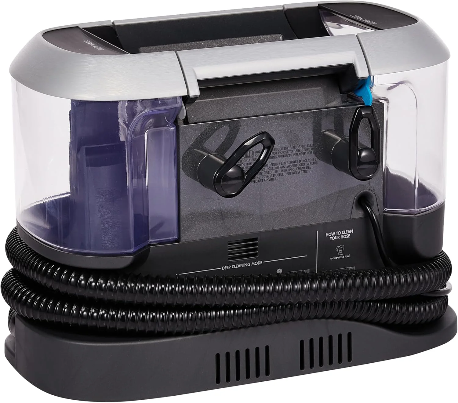 حمام سگ قابل حمل دو منظوره BISSELL BarkBath 31149 – سیستم نظافت و تمیز کردن عمیق برای سگ ها، محلول حمام بدون نیاز به آبکشی