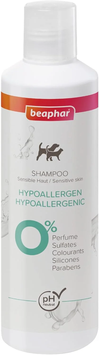 شامپو ضد حساسیت پوست حساس Beaphar حجم 250 میلی لیتر