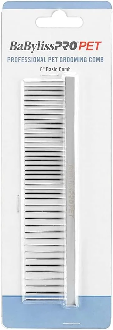 شانه آرایشی حرفه ای حیوانات خانگی بابیلیس پرو مدل Basic BPPBC6 سایز 6 اینچ