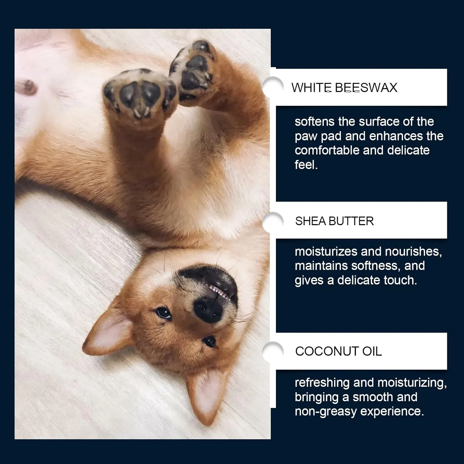 بالم پنجه سگ، فرمول ایمن برای لیس زدن | بالم بینی و پنجه سگ | بالم پنجه توله سگ و بالم پای سگ | کرم پنجه حیوانات خانگی