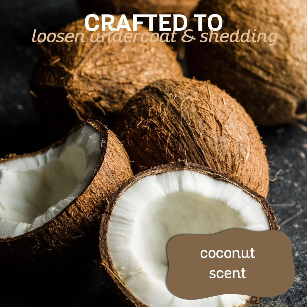 نرم کننده ضد ریزش مو سگ Bark2Basics، حجم 1 گالن - مبارزه و کاهش ریزش مو، از بین بردن لایه زیرین مو، مقابله با ریزش بیش از حد مو، غنی از امگا 3 و 6، تقویت کننده فولیکول مو، طبیعی، ساخت آمریکا