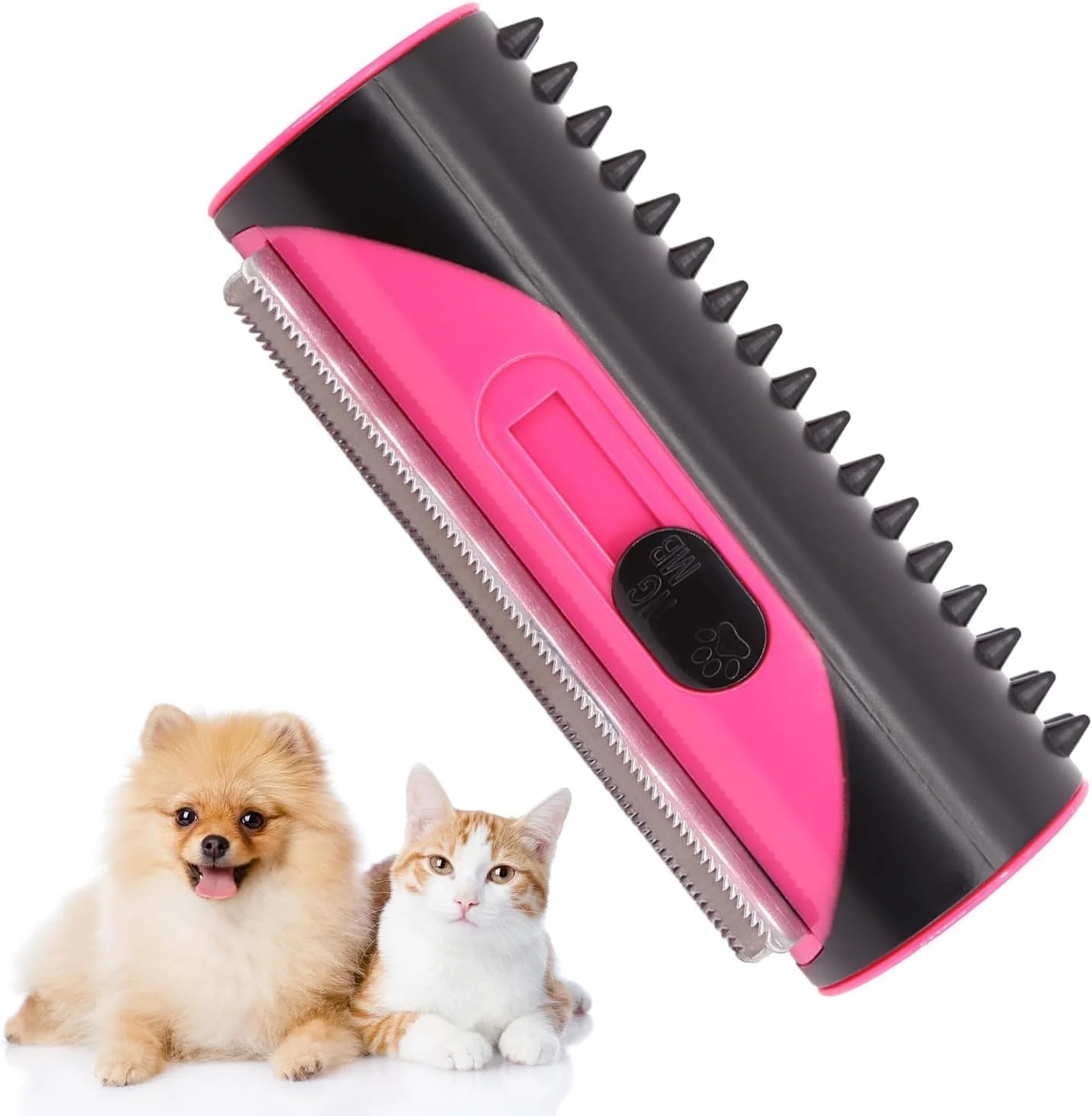 برس نظافت حیوانات خانگی 3 در 1 Azonee برای ریزش مو، ابزار ریزش موی گربه و سگ با دکمه تمیز کننده، برس قابل حمل برای موهای کوتاه، متوسط و بلند حیوانات خانگی، به طور موثر ریزش مو را برای گربه ها و سگ ها کاهش می دهد.