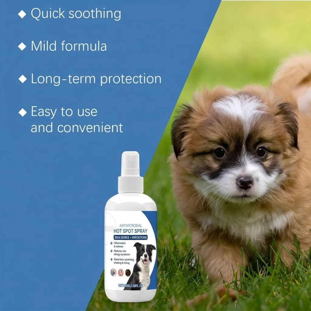 اسپری مرطوب کننده حیوانات خانگی آزونی، اسپری مرطوب کننده پوست و مو برای سگ، اسپری پاک کننده موی سگ، اسپری از بین برنده بوی سگ، اسپری باز کننده گره مو، نرم کننده براق کننده سگ و اسپری تسکین خارش