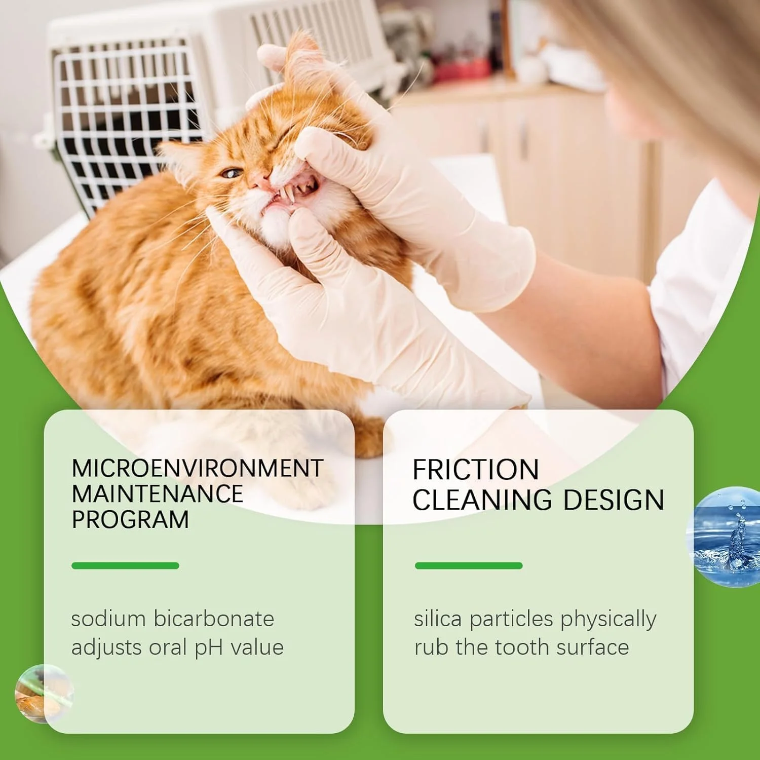 دستمال مرطوب انگشتی دندان حیوانات خانگی آزونی، مناسب سگ و گربه، با رایحه نارگیل، از بین برنده پلاک و جرم دندان، خوشبو کننده دهان، استفاده آسان، ایمن و مناسب سفر (50 عدد)