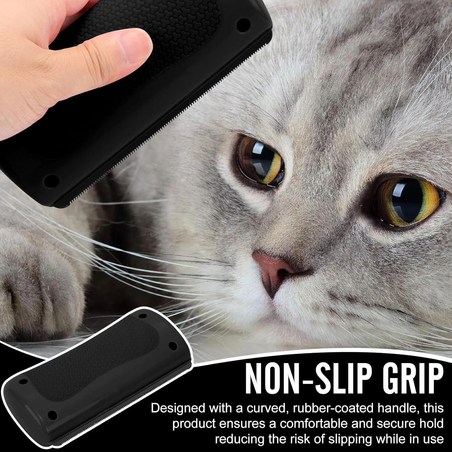 برس موی حیوانات خانگی Azonee، برس سگ برای ریزش مو، برس نظافت سگ برای ریزش مو، نظافت و ریزش مو برای سگ، گربه و اسب با انواع پوشش مو