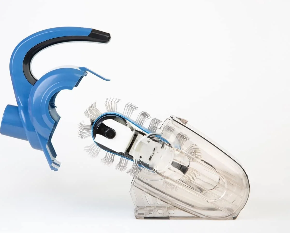 برس سگ اتوماتیک - برس سگ - برس لیسه برقی برای سگ های با موهای متوسط تا بلند - شلنگ انعطاف پذیر برای اتصال به جاروبرقی شما - تسمه برس سفید برای باز کردن گره های بسیار قوی برس سگ اتوماتیک - برس سگ - برس لیسه برقی برای سگ های با موهای متوسط تا بلند - شلنگ انعطاف پذیر برای اتصال به جاروبرقی شما - تسمه برس سفید برای باز کردن گره های بسیار قوی