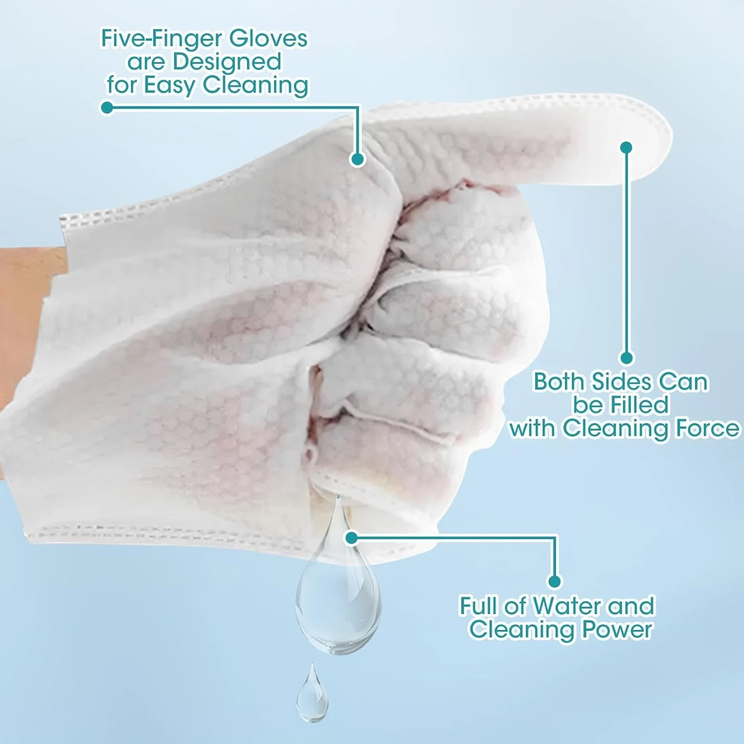 دستمال مرطوب دستکشی تمیز کننده حیوانات خانگی برای سگ و گربه، دستمال مرطوب هایپوآلرژیک و خوشبو کننده Azonee برای نظافت خز، صورت، پنجه ها و گوش ها، بدون نیاز به آب و مناسب سفر، ایده آل برای استفاده روزانه (18 عدد، 3 بسته)