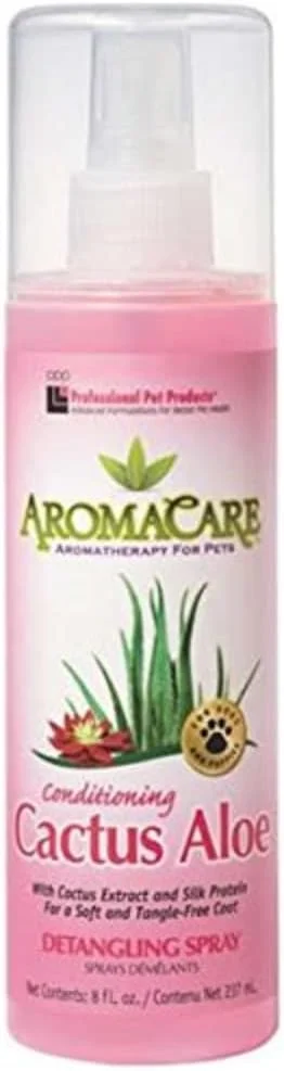اسپری باز کننده گره مو سگ و گربه آرومکر با رایحه کاکتوس و آلوئه ورا، حجم 236 میلی لیتر