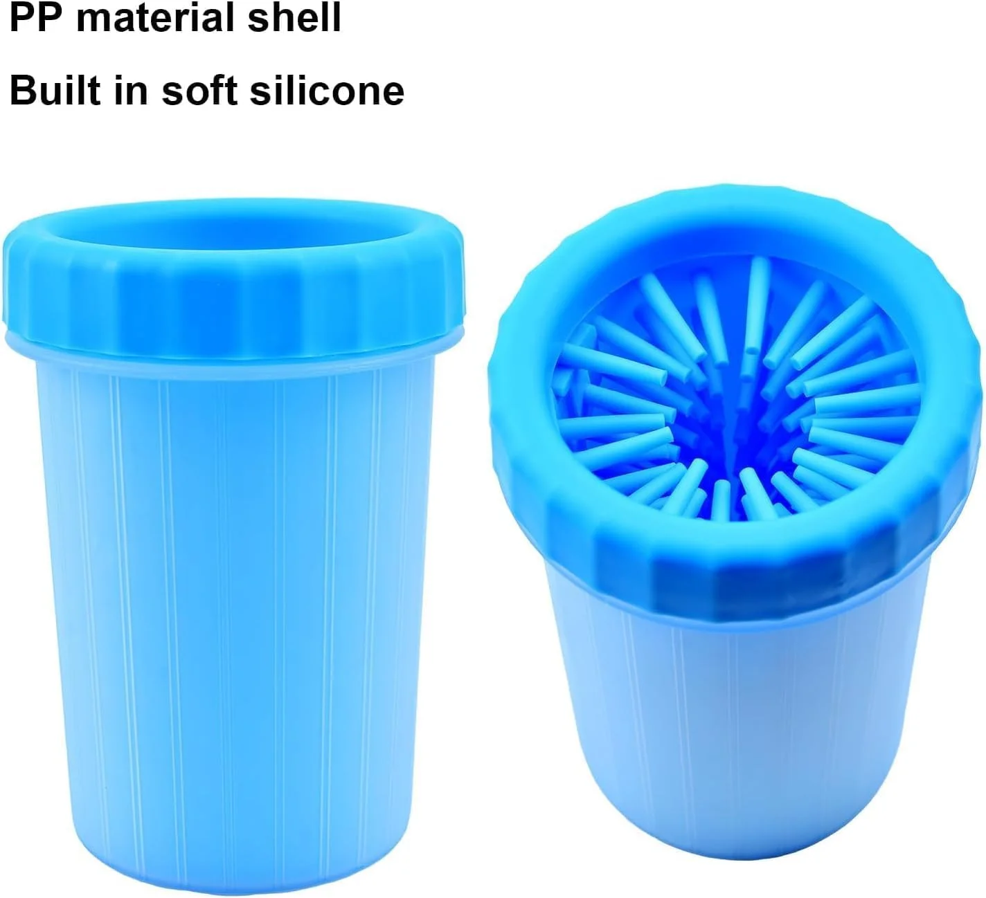 فنجان تمیز کننده پنجه سگ Aputue، برس شستشوی پای حیوانات خانگی سیلیکونی نرم، برس تمیز کننده ملایم با پایه ضد لغزش برای سگ های متوسط ​​و بزرگ، ایده آل برای پنجه های گلی بعد از پیاده روی و بازی در فضای باز