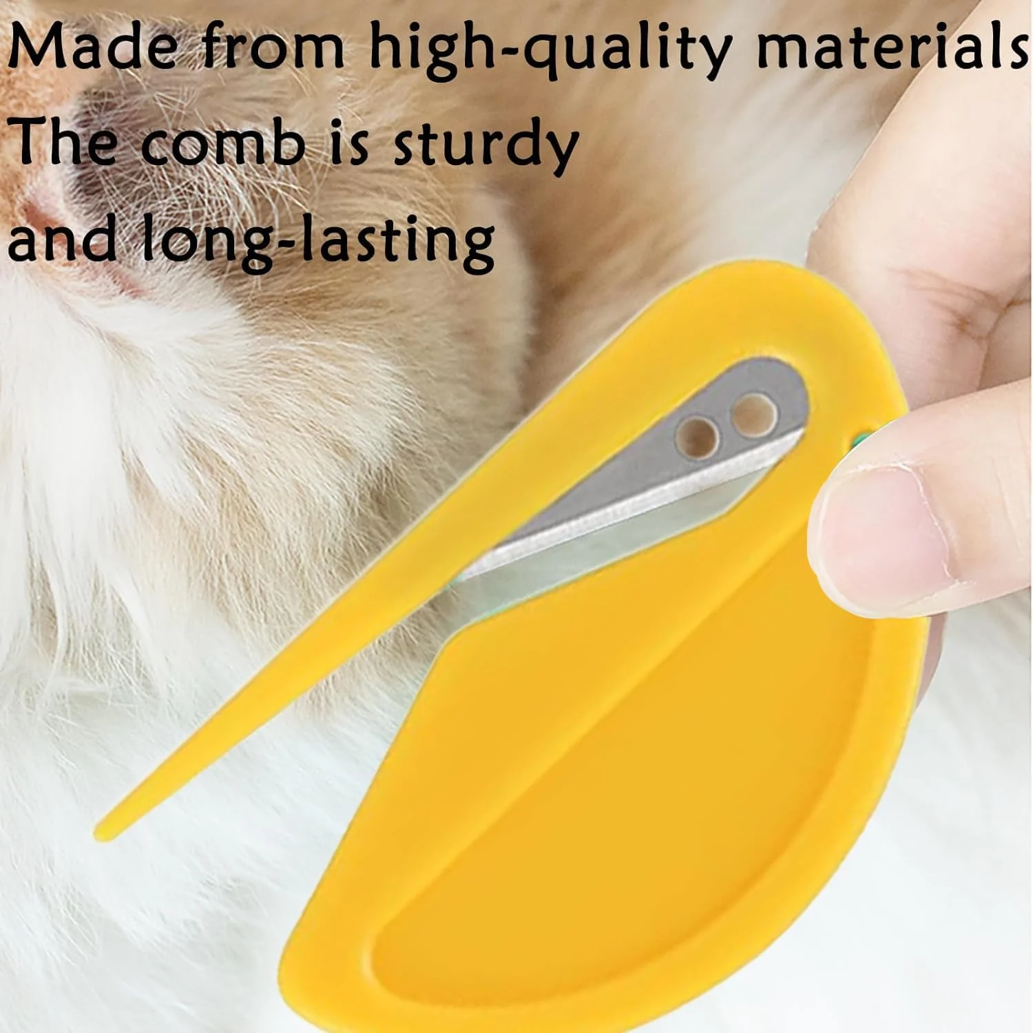 شانه گره باز کن AquaFalcon، 5 عددی، مناسب گربه ها، شانه گره باز کن حیوانات خانگی، ابزار از بین بردن گره موی سگ و گربه، شانه نظافت سگ و گربه، از بین برنده گره موی گربه