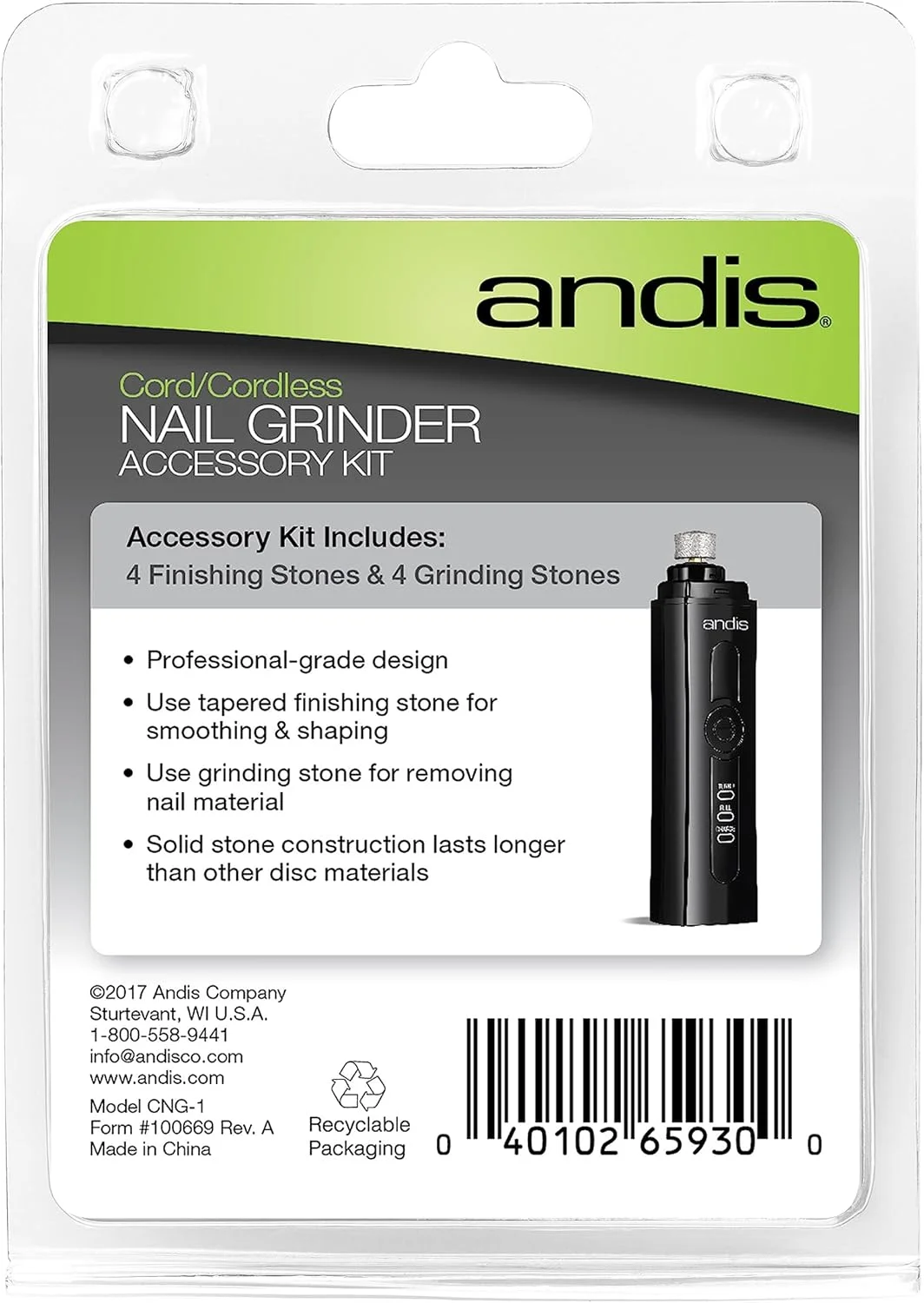 مجموعه لوازم جانبی سنگ سنباده ناخن اندیس مدل Cng-1