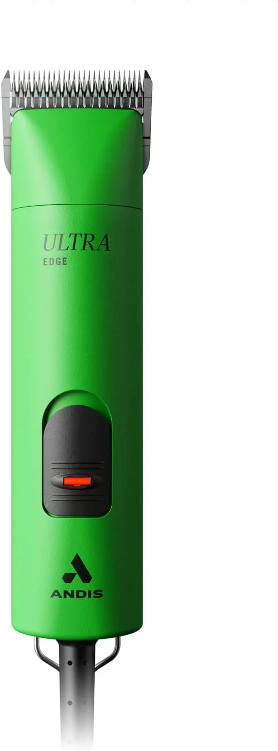 ماشین اصلاح تیغه جداشدنی دو سرعته اندیس مدل 24715 UltraEdge Super، مناسب پیرایش حرفه ای حیوانات/سگ، سبز بهاری، AGC2