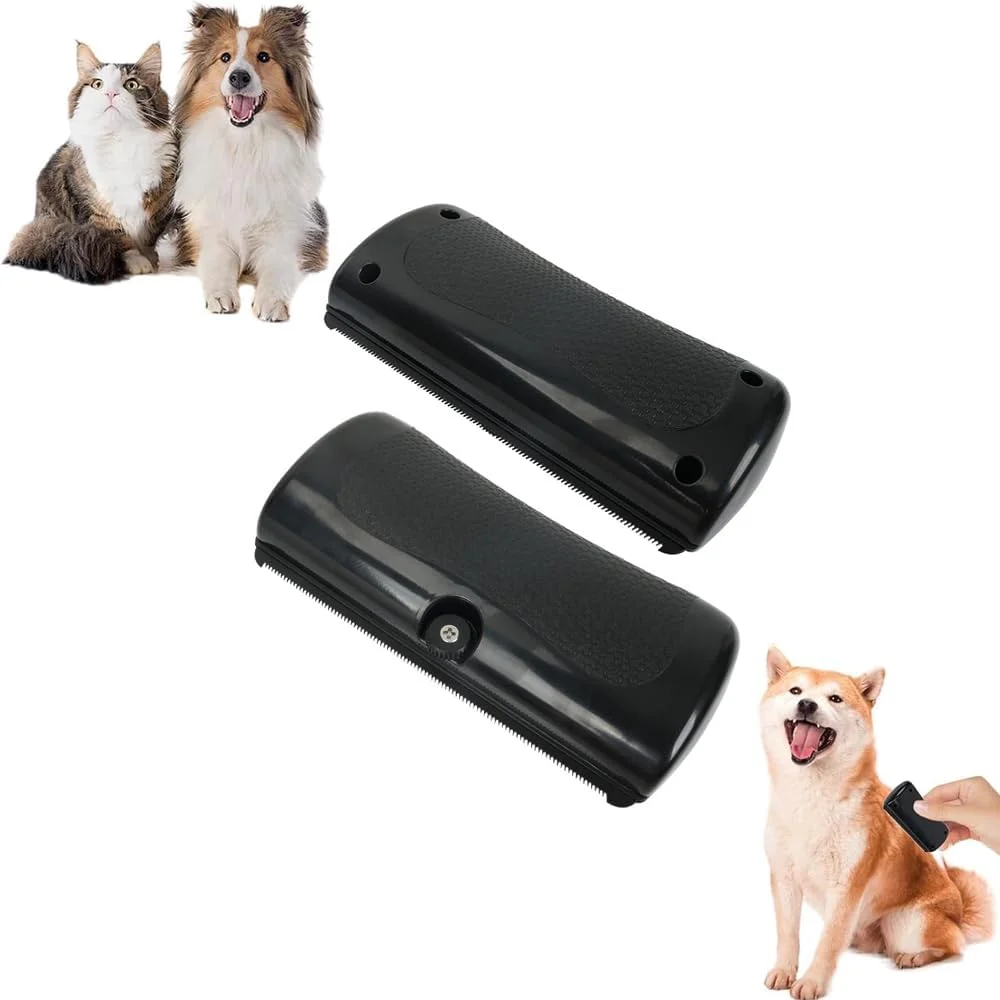 برس موزدایی AMERTEER Groompro - برس حیوانات خانگی Groompro، برس نظافت حیوانات خانگی جدید 2025، از بین برنده موی سگ، ابزار نظافت موزدایی، ابزار موزدایی برای از بین بردن موهای گره خورده و مراقبت روزانه (1 عدد)