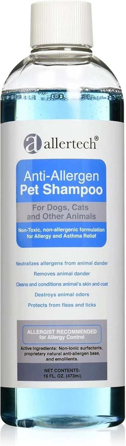 شامپو ضد آلرژی حیوانات خانگی AllerTech، بطری ۴۷۳ میلی لیتری