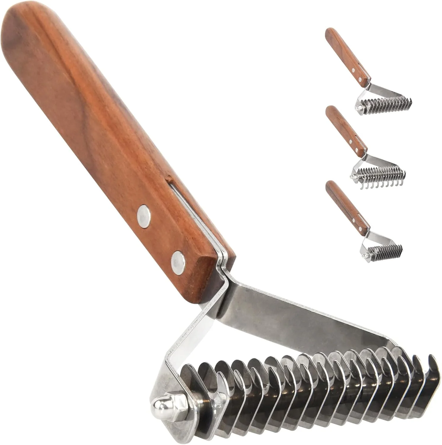 AIDIYA Coat King the Trimming Comb Professional Pet Dematting Comb Grooming Stripping Tool for Dogs and Cats (8.8 cm)