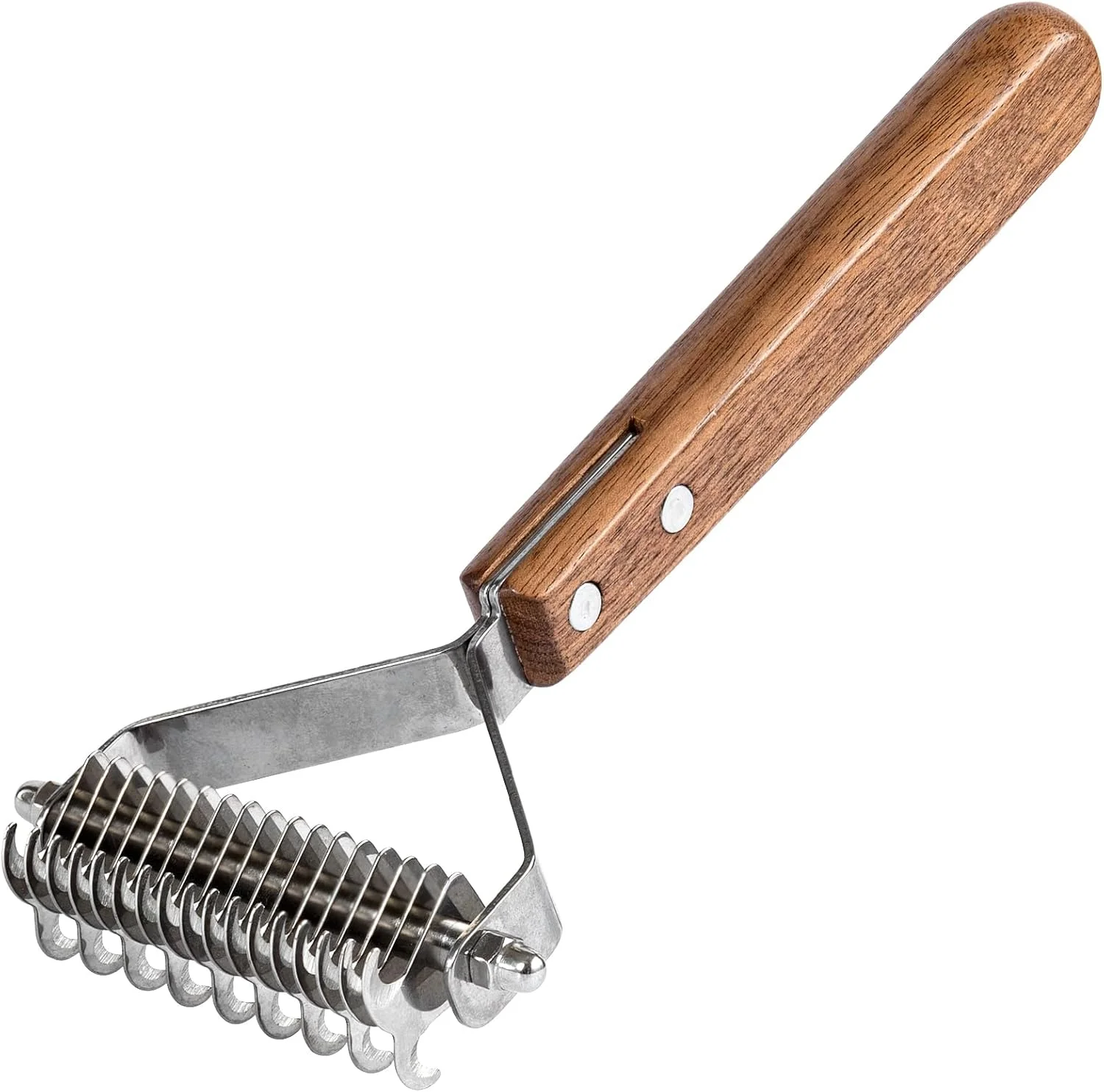 برس زیرپوشش موی سگ و گربه Aidiyapet، برس سگ و گربه برای موهای بلند، شانه Coat King برای پیرایش، شانه مراقبت از زیرپوشش موی حیوانات خانگی برای سگ ها، برای نظافت و آراستگی (دوگانه)