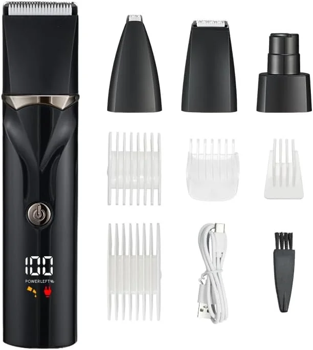 ماشین اصلاح پنجه و موی حیوانات خانگی 2 در 1 ALABOX، مناسب برای نظافت سگ ها با موهای ضخیم و پرپشت، مورد تایید دامپزشکان، ضد آب