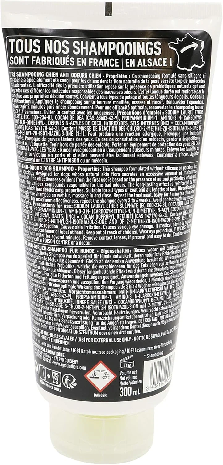 آگرو - شامپو ضد بو برای سگ 300 میلی لیتر VC