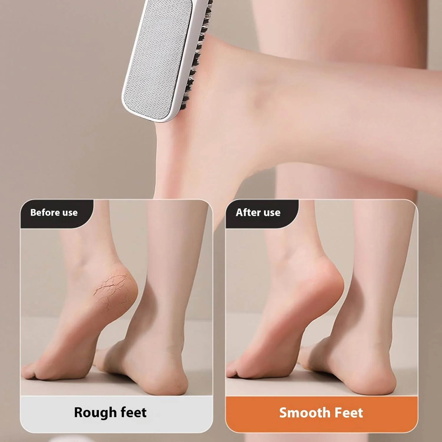 سوهان پا از بین برنده پینه | سوهان دو طرفه از بین برنده پینه، سوهان ترک پا برس ذرت | برای بزرگسالان مردان زنان کودکان نظافت روزانه مسافرت سالن دوش حمام اسپا ناخن انگشتان پا