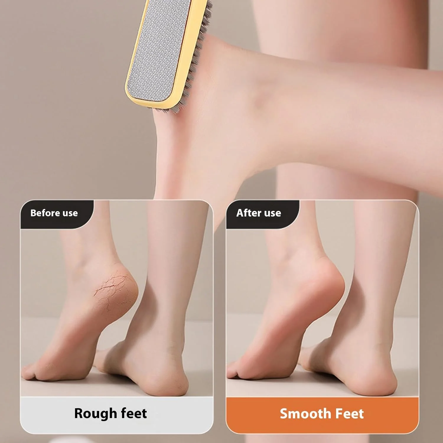 سوهان پا | برس استیل ضد زنگ دو طرفه 2 در 1 | سوهان پاشنه ترک خورده، برس از بین برنده پینه، مناسب برای نظافت روزانه بزرگسالان، مردان، زنان، کودکان، مسافرت، سالن، حمام، اسپا، ناخن و انگشتان پا سوهان پا | برس استیل ضد زنگ دو طرفه 2 در 1 | سوهان پاشنه ترک خورده، برس از بین برنده پینه، مناسب برای نظافت روزانه بزرگسالان، مردان، زنان، کودکان، مسافرت، سالن، حمام، اسپا، ناخن و انگشتان پا