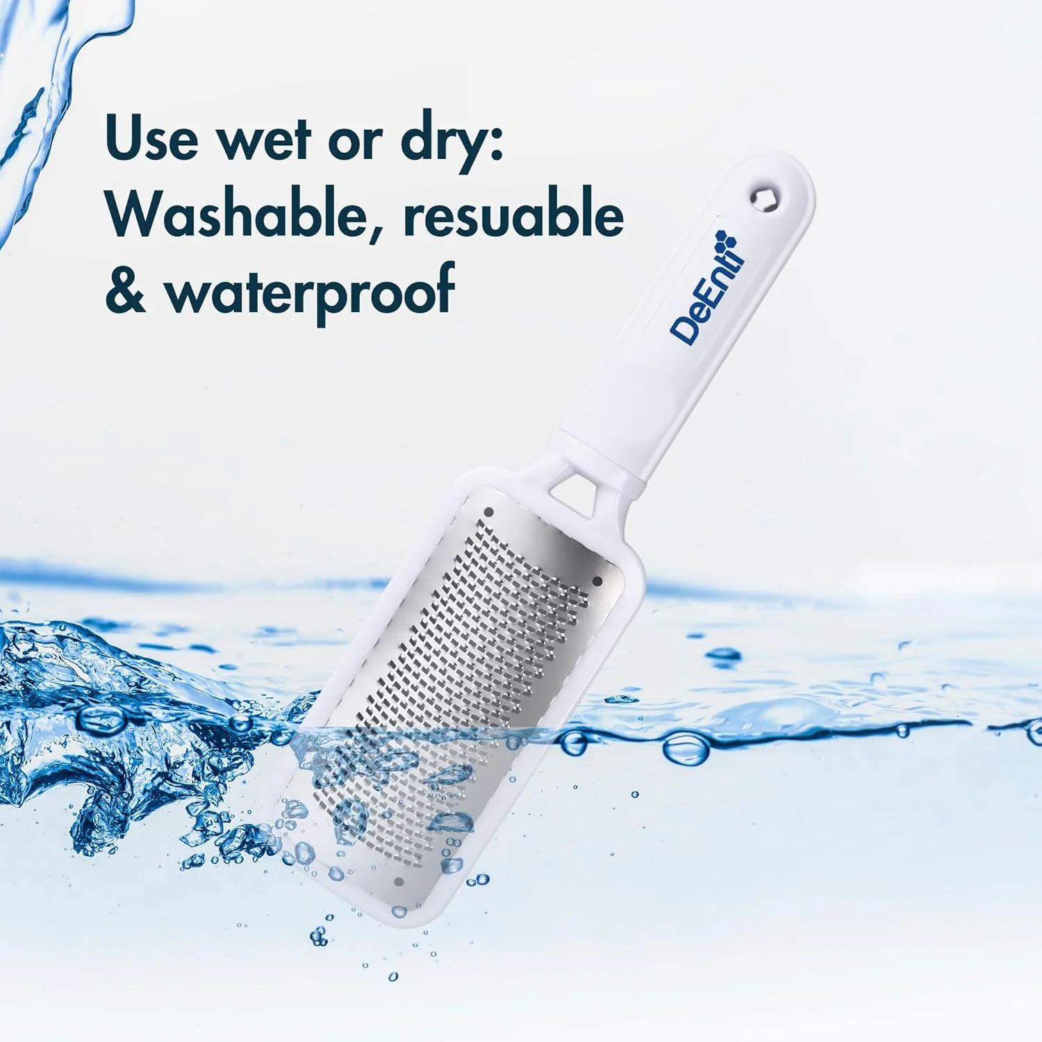 سوهان فلزی پا DeEnterprises, Inc. DeEnti، سوهان پای استیل ضد زنگ حرفه ای، از بین برنده پینه با کیفیت سالن، اسکرابر سبک وزن پا، ابزار مانیکور و پدیکور خانگی سوهان فلزی پا DeEnterprises, Inc. DeEnti، سوهان پای استیل ضد زنگ حرفه ای، از بین برنده پینه با کیفیت سالن، اسکرابر سبک وزن پا، ابزار مانیکور و پدیکور خانگی