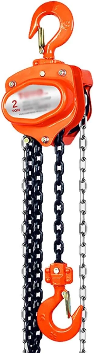 بالابر زنجیری دستی 2 تن / 4400 پوند با ساختار فولادی صنعتی، 2 قلاب سنگین و زنجیر 9 متری، برای کارگاه انبار بالابر زنجیری دستی 2 تن / 4400 پوند با ساختار فولادی صنعتی، 2 قلاب سنگین و زنجیر 9 متری، برای کارگاه انبار