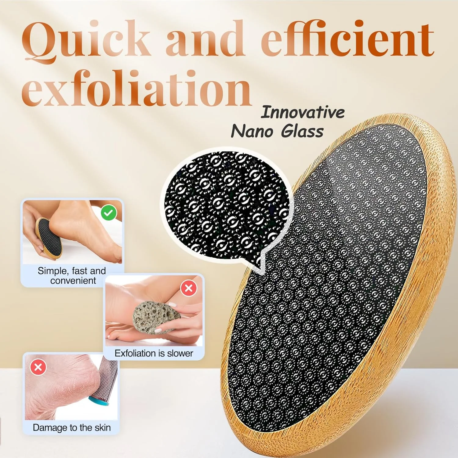 سوهان پا YISCOKO برای اسپا پا، از بین برنده پوست سخت پا، اسکرابر پا، از بین برنده پینه پا، از بین برنده پوست سخت پا، اسکرابر پا، سوهان شیشه ای پا برای پاشنه های نرم و صاف، ابزار پدیکور برای استفاده در سفر. سوهان پا YISCOKO برای اسپا پا، از بین برنده پوست سخت پا، اسکرابر پا، از بین برنده پینه پا، از بین برنده پوست سخت پا، اسکرابر پا، سوهان شیشه ای پا برای پاشنه های نرم و صاف، ابزار پدیکور برای استفاده در سفر.