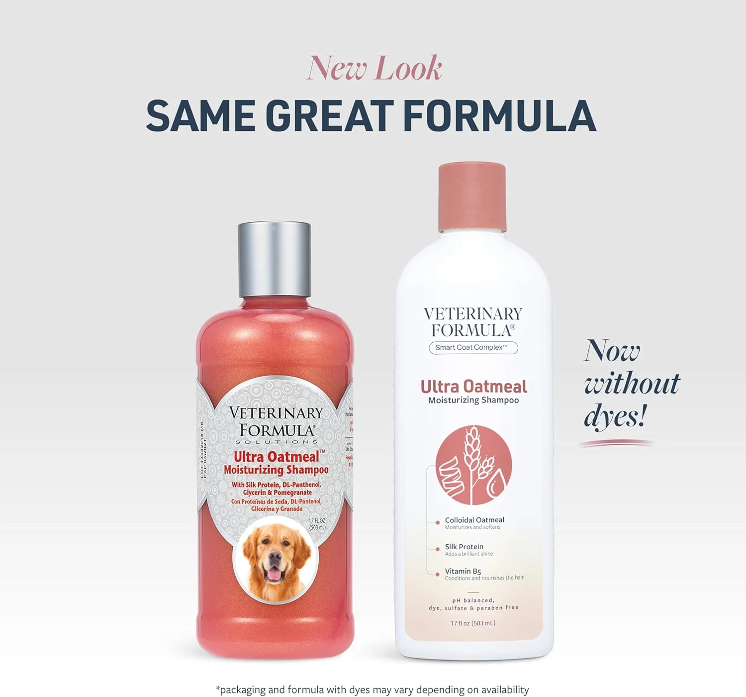 Veterinary Formula Solutions Ultra Oatmeal Moisturizing Shampoo for Dogs, 17 oz. – Moisture-Rich Nourishing Shampoo – Leaves Coat Clean, Soft, Silky, Shiny – Long-Lasting Fragrance (FG01210) Veterinary Formula Solutions Ultra Oatmeal Moisturizing Shampoo for Dogs, 17 oz. – Moisture-Rich Nourishing Shampoo – Leaves Coat Clean, Soft, Silky, Shiny – Long-Lasting Fragrance (FG01210)