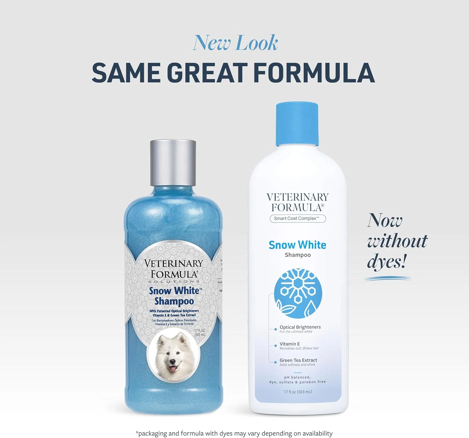 شامپو سفید کننده موی سگ و گربه Veterinary Formula Solutions، ۴۷۳ میلی لیتر - لکه ها را بدون سفید کننده یا پراکسید با خیال راحت از بین می برد - به آرامی تمیز می کند، خوشبو می کند و پوشش سفید را روشن می کند - رایحه تازه