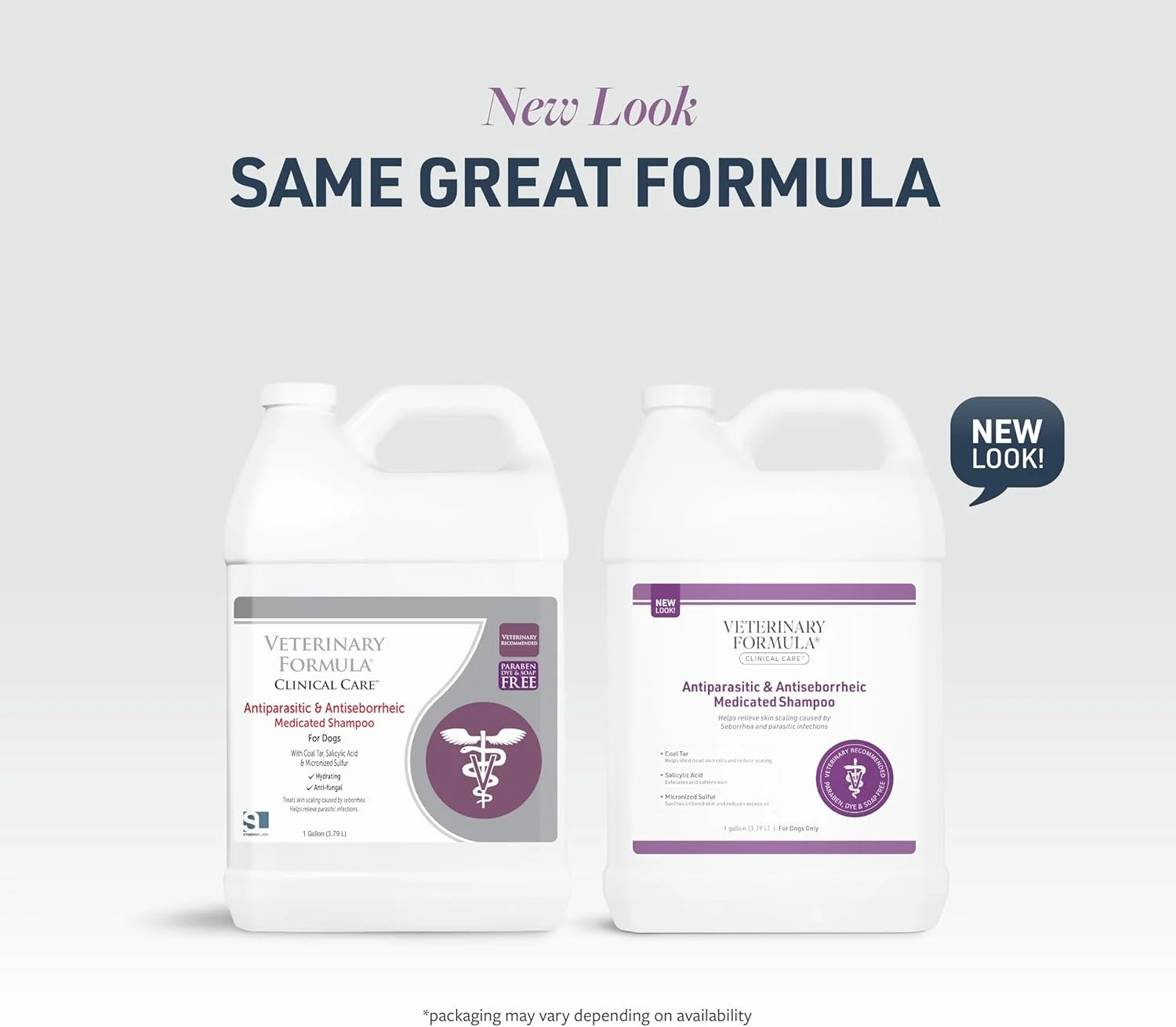 شامپو دارویی ضد انگلی و ضد سبوره سگ Veterinary Formula Clinical Care، 3.7 لیتر - کمک به کاهش پوسته پوسته شدن پوست و پوشش سگ شما - بدون پارابن، رنگ و صابون