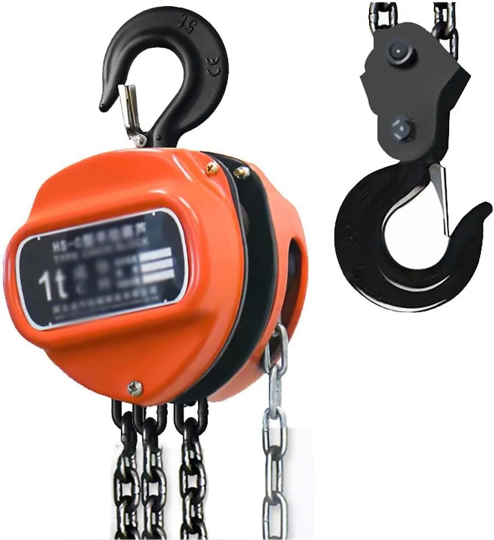 بالابر زنجیری دستی با ظرفیت 1 تن / 2200 پوند با 2 قلاب سنگین، بالابر زنجیری دستی با ساختار فولادی صنعتی، بالابر زنجیری برای ماشین آلات انبار (اندازه: 3 متر 10 فوت) بالابر زنجیری دستی با ظرفیت 1 تن / 2200 پوند با 2 قلاب سنگین، بالابر زنجیری دستی با ساختار فولادی صنعتی، بالابر زنجیری برای ماشین آلات انبار (اندازه: 3 متر 10 فوت)