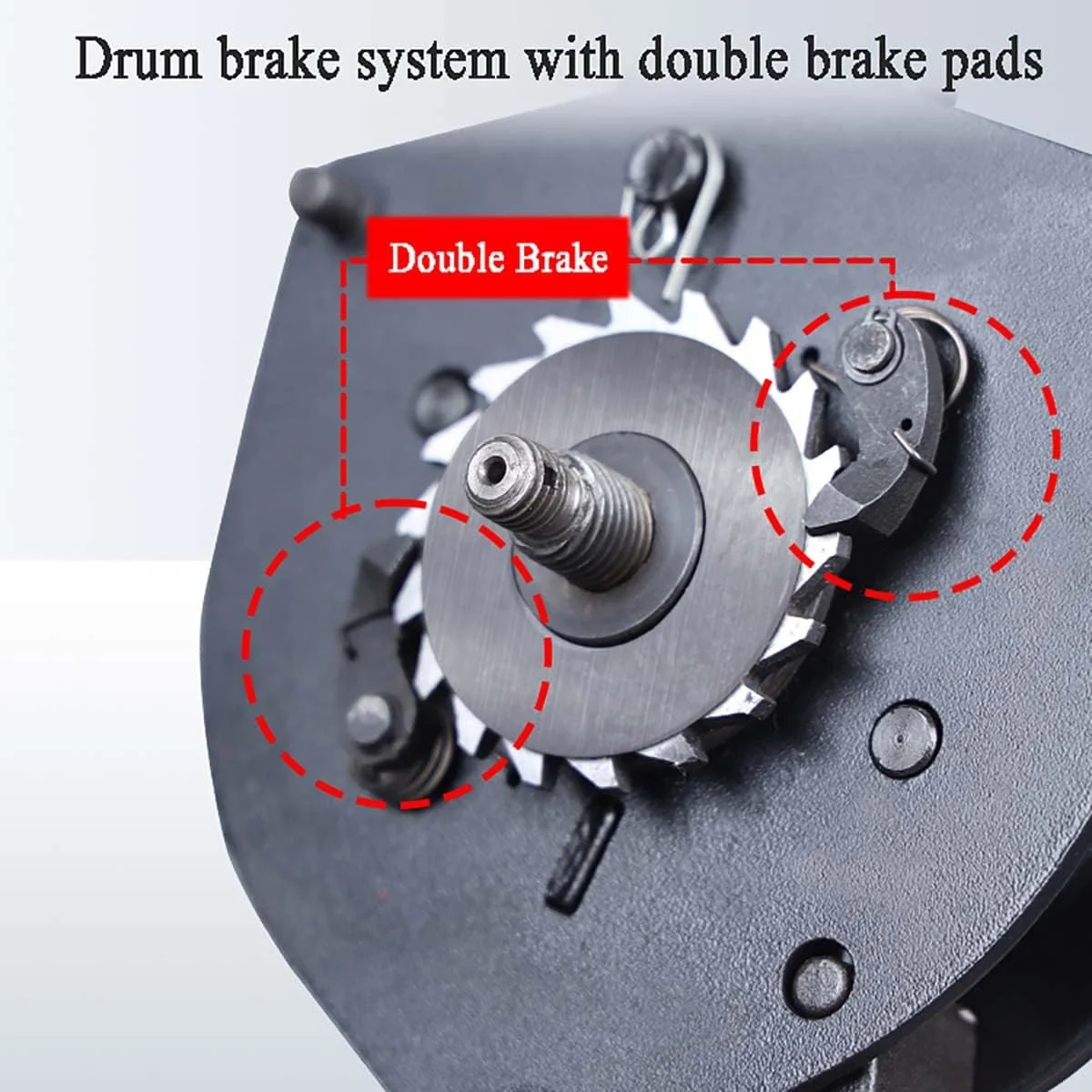 بالابر زنجیری دستی با ظرفیت 1 تن/2200 پوند، دارای 2 قلاب و زنجیر سنگین، بالابر دستی با ساختار فولادی، مناسب برای ماشین آلات انبار، زنجیر تکی (اندازه: 40 فوت)