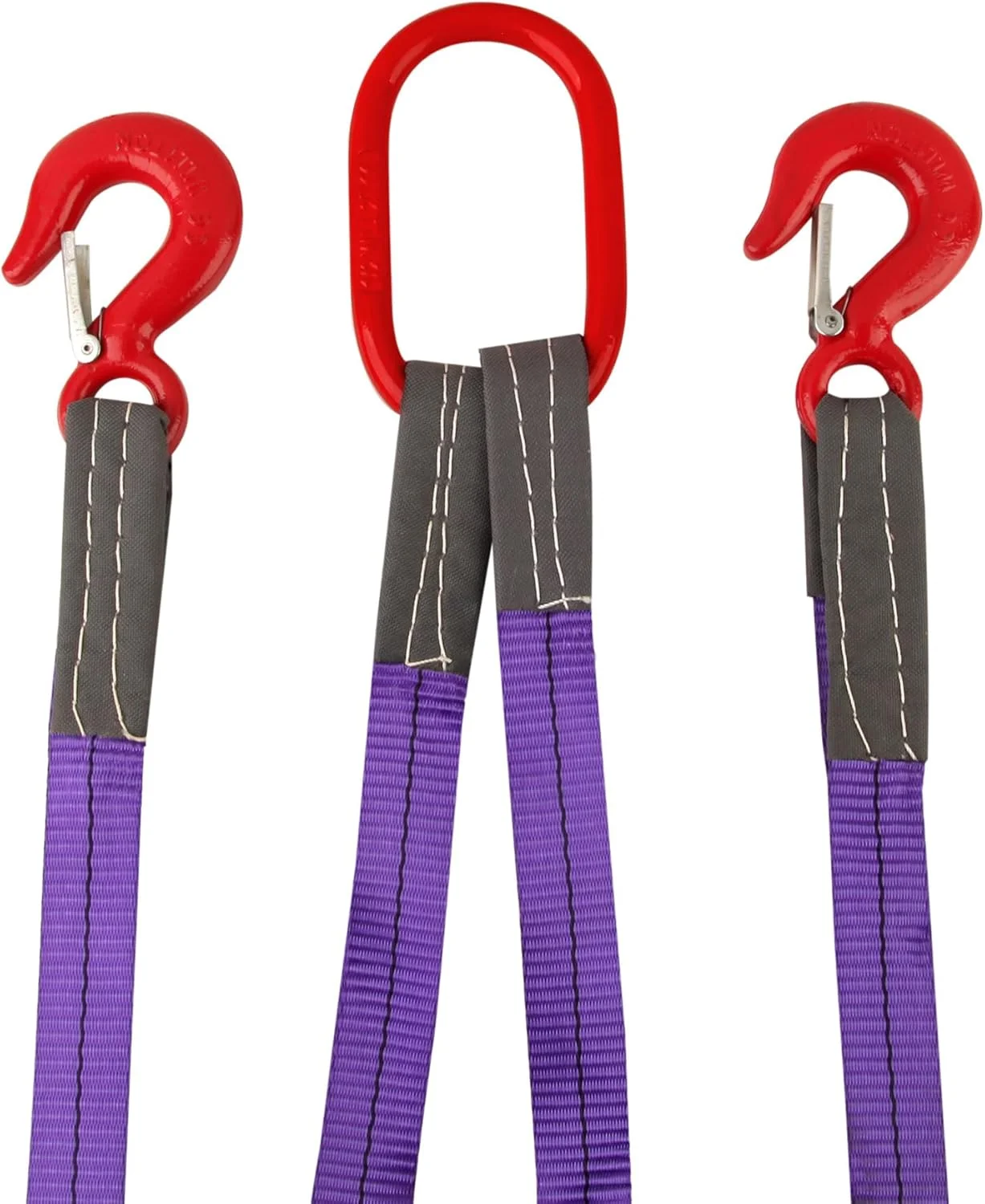 بند بالابر پلی استر 1.2 اینچ در 5 فوت – تسمه بالابر FAVORLOCKFUNEST با قلاب فولادی، پشتیبانی از 2000 کیلوگرم برای استفاده در خودرو، کشاورزی، ساخت و ساز و تجهیزات (1 عدد)