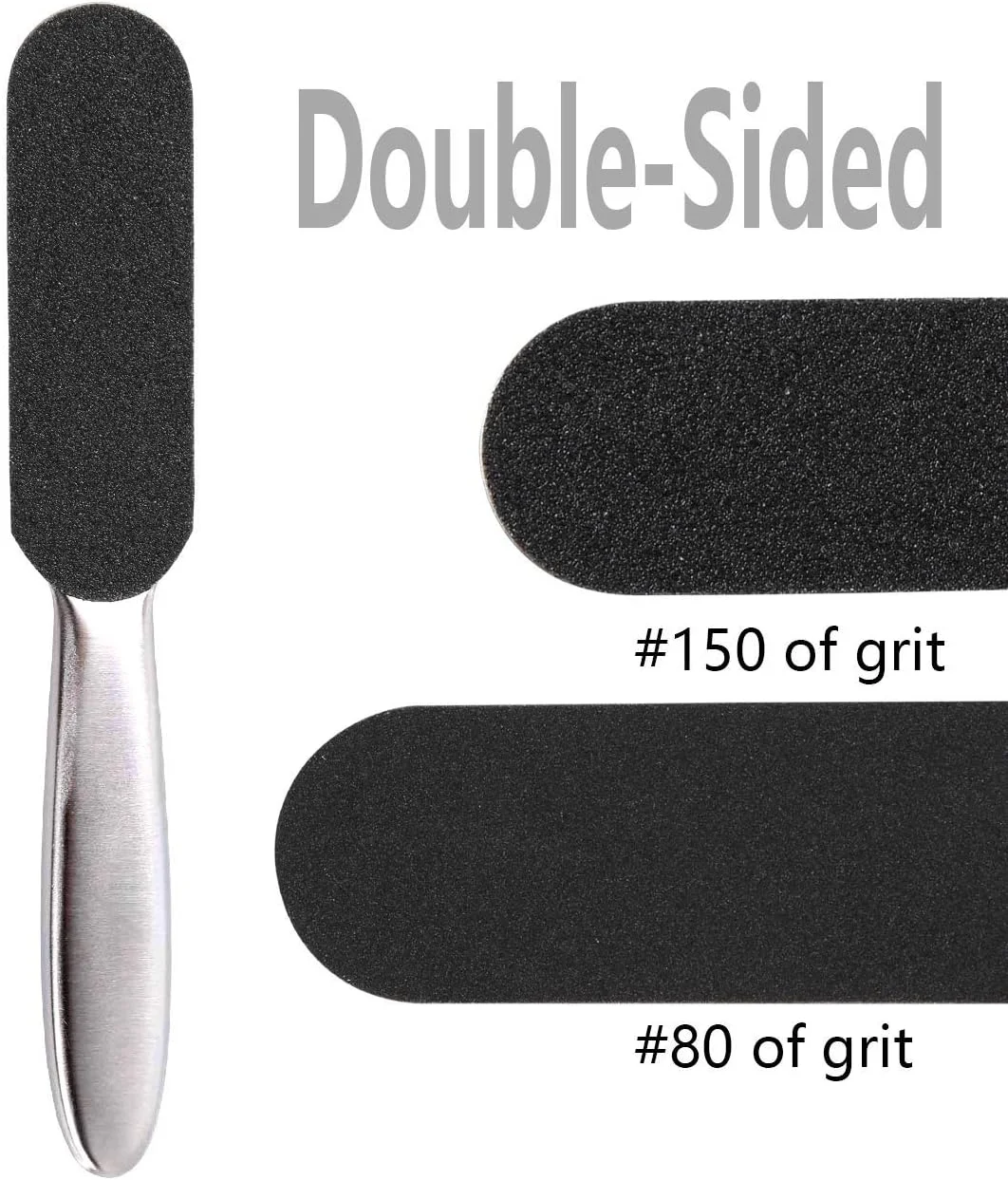 سوهان پدیکور پا SWIUKPHE، از بین برنده پینه پوست مرده پا، کیت پدیکور حرفه ای، سوهان فلزی دو طرفه پا، ابزار پدیکور اسکرابر پا سوهان پدیکور پا SWIUKPHE، از بین برنده پینه پوست مرده پا، کیت پدیکور حرفه ای، سوهان فلزی دو طرفه پا، ابزار پدیکور اسکرابر پا