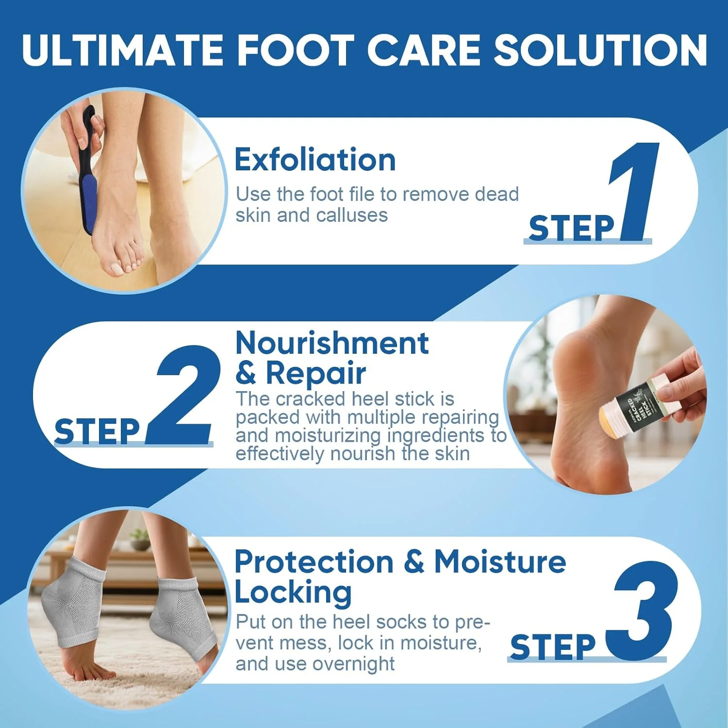 ست از بین برنده پوست سخت TEAWOO، سوهان پای شیشه ای نانو به همراه جوراب پاشنه و استیک ترک پا، از بین برنده پینه پا، ابزار حرفه ای پدیکور برای صاف و ترمیم پا ست از بین برنده پوست سخت TEAWOO، سوهان پای شیشه ای نانو به همراه جوراب پاشنه و استیک ترک پا، از بین برنده پینه پا، ابزار حرفه ای پدیکور برای صاف و ترمیم پا