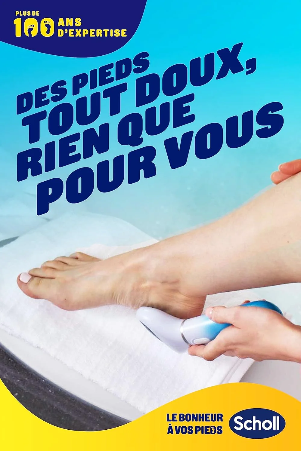 سوهان برقی پدیکور شول مدل Velvet Smooth با مواد معدنی دریایی