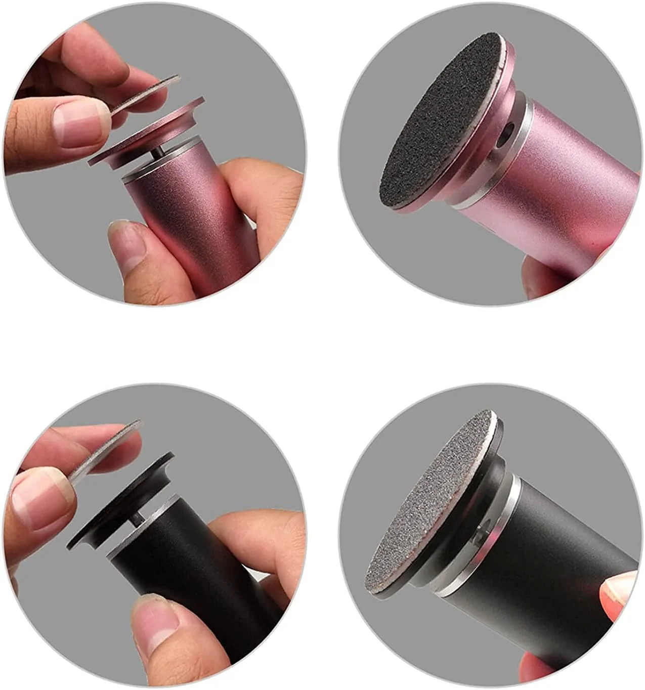 60 عدد دیسک سمباده ای قابل تعویض برای سوهان برقی پا، از بین برنده پینه، پوست سخت، خشک و مرده (زبر، درجه 60) 60 عدد دیسک سمباده ای قابل تعویض برای سوهان برقی پا، از بین برنده پینه، پوست سخت، خشک و مرده (زبر، درجه 60)