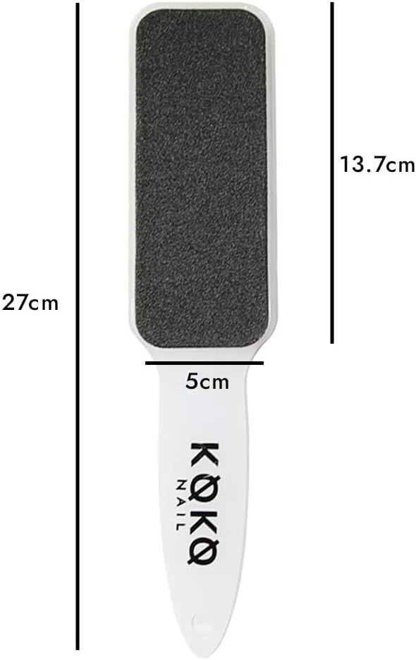 سوهان پا دو طرفه K RANGE با نوارهای سمباده یکبار مصرف، رنده پدیکور از بین برنده پینه پا، لایه بردار پوست مرده، رنده پا برای پوست مرده و لایه های شاخی